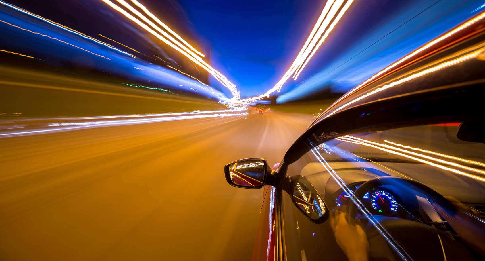 Geschwindigkeit Rausch Auto Straße